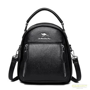 2024 Designer Leather Backpack - Gothic Punk Style Women’s Bagpack, School Bag & Shoulder Bag for the Fearless Fashionista