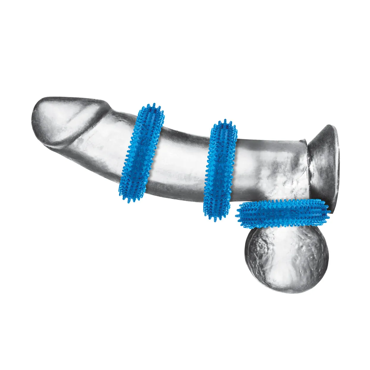 3-Pack Ultra-Stim Stretch Cock Rings by Blue Line