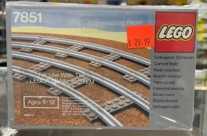 8 Curved Rails Gray 4.5v, 7851