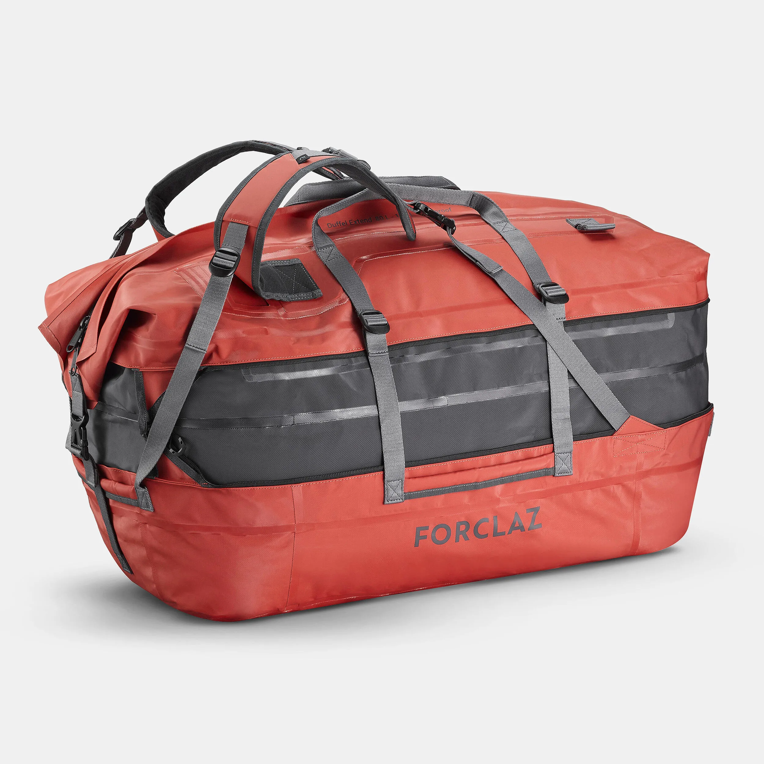 Bag Forclaz Duffel 900 80-120 l, red