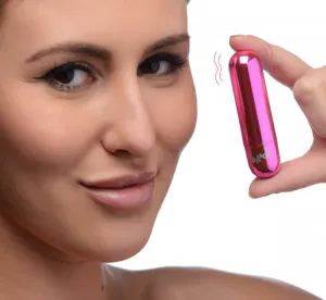 Bang! 10X Vibrating Metallic Bullet Pink