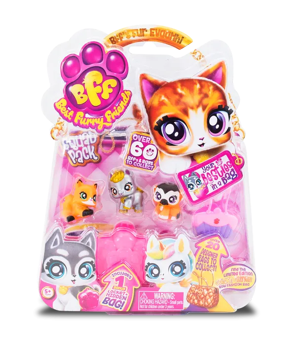 Bff Best Furry Friends Squad Pack Purple Cupcake