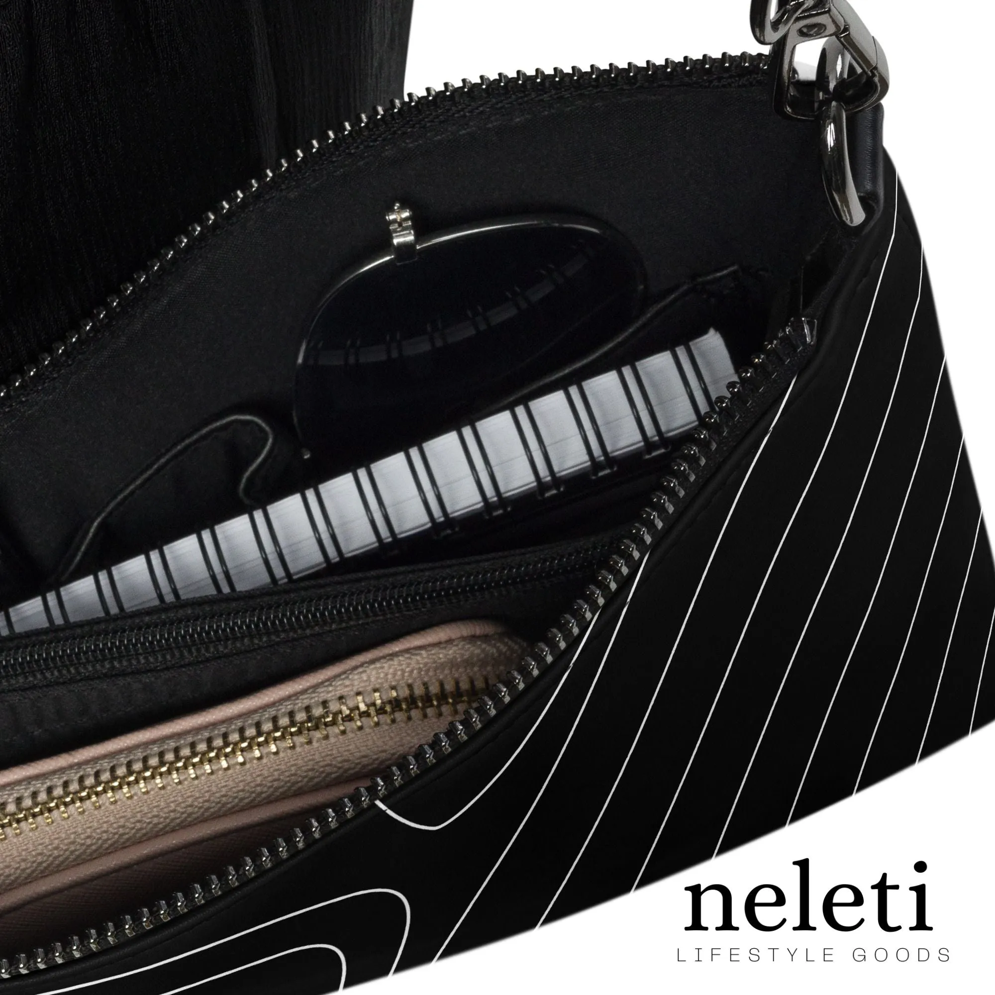 Black Crossbody Bag for Women - Timeless Elegance: Neleti.com