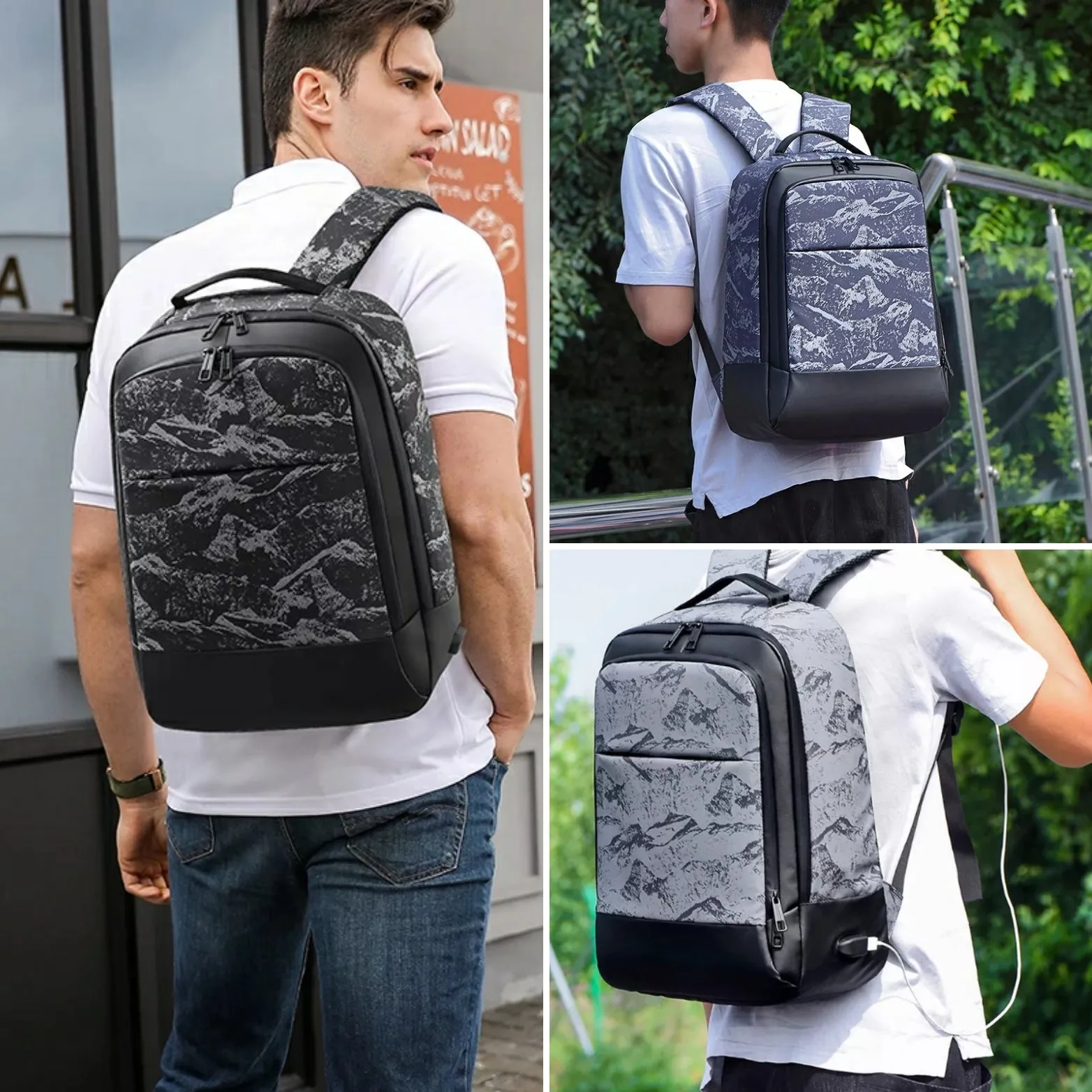 Business Laptop Backpack Travel College Bag -GH6013