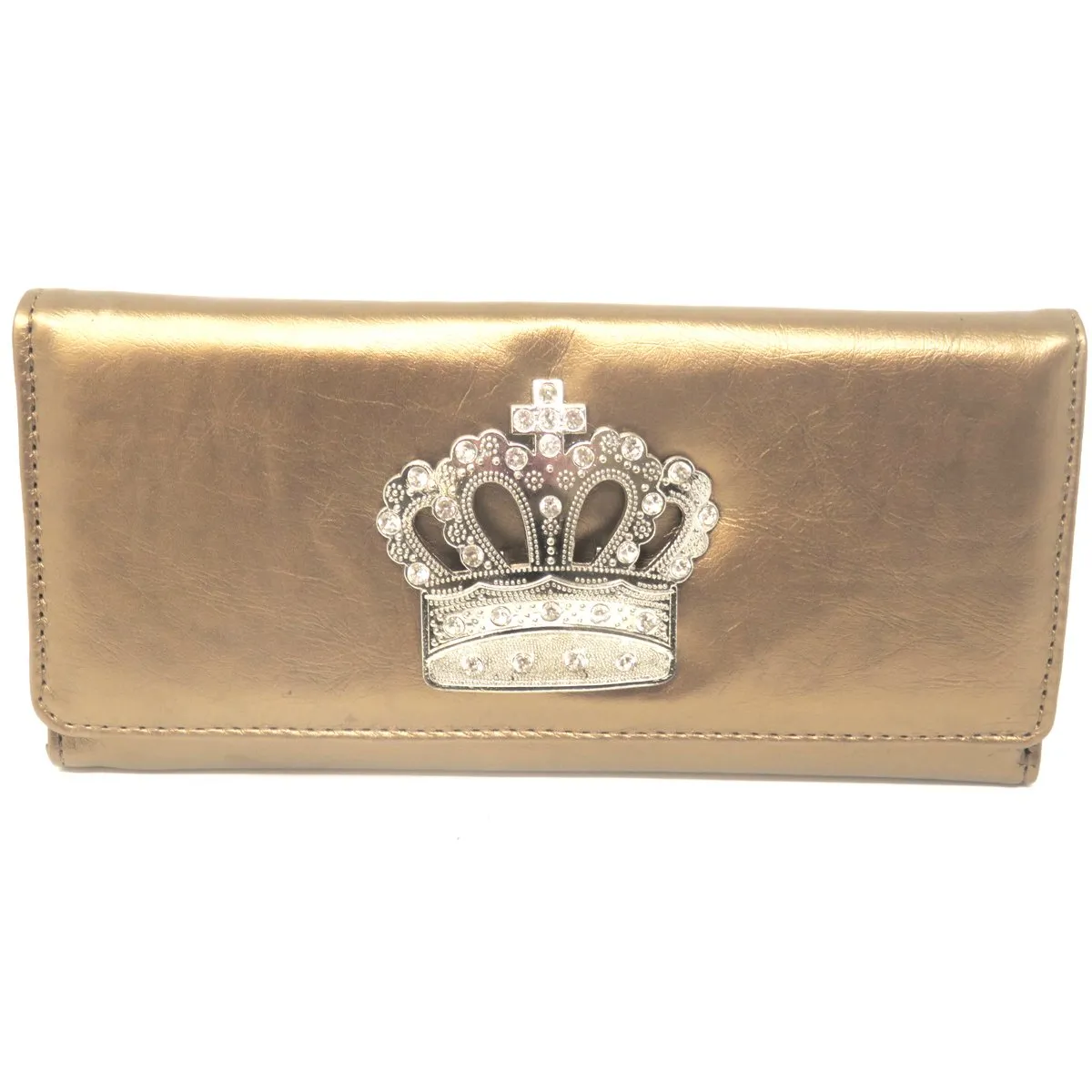 Checkbook Super Soft Feel Women Crown Wallet