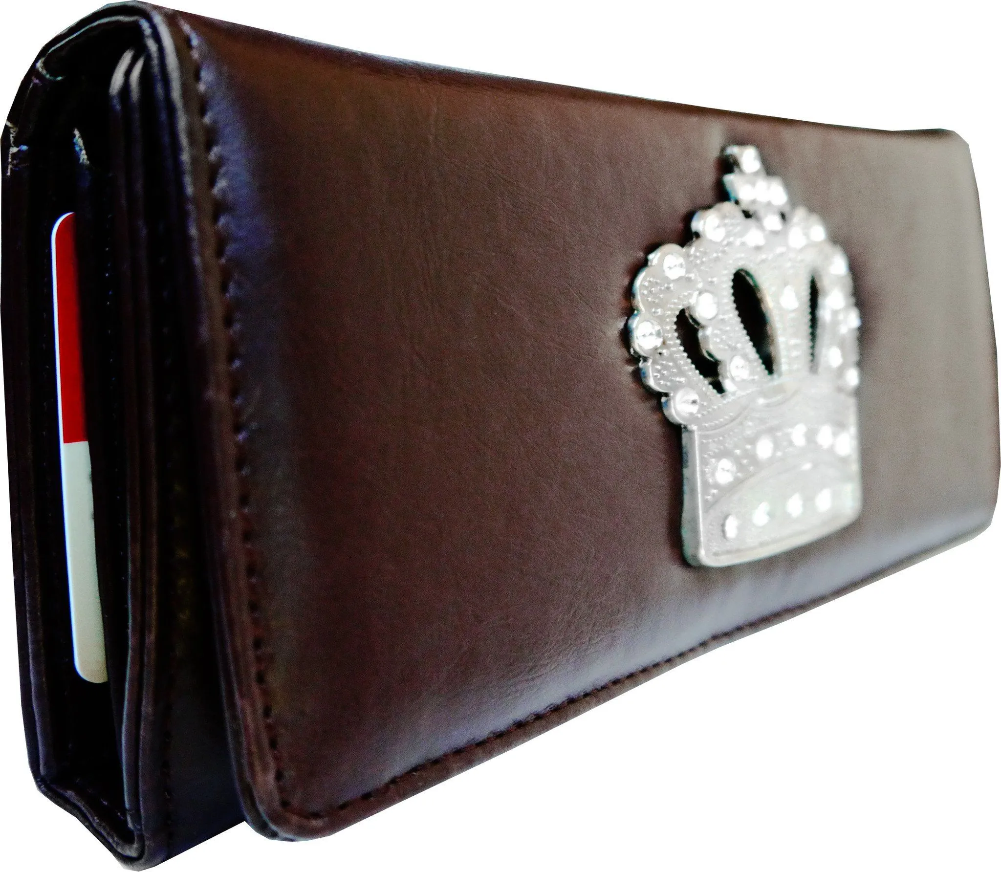 Checkbook Super Soft Feel Women Crown Wallet