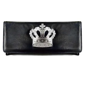 Checkbook Super Soft Feel Women Crown Wallet