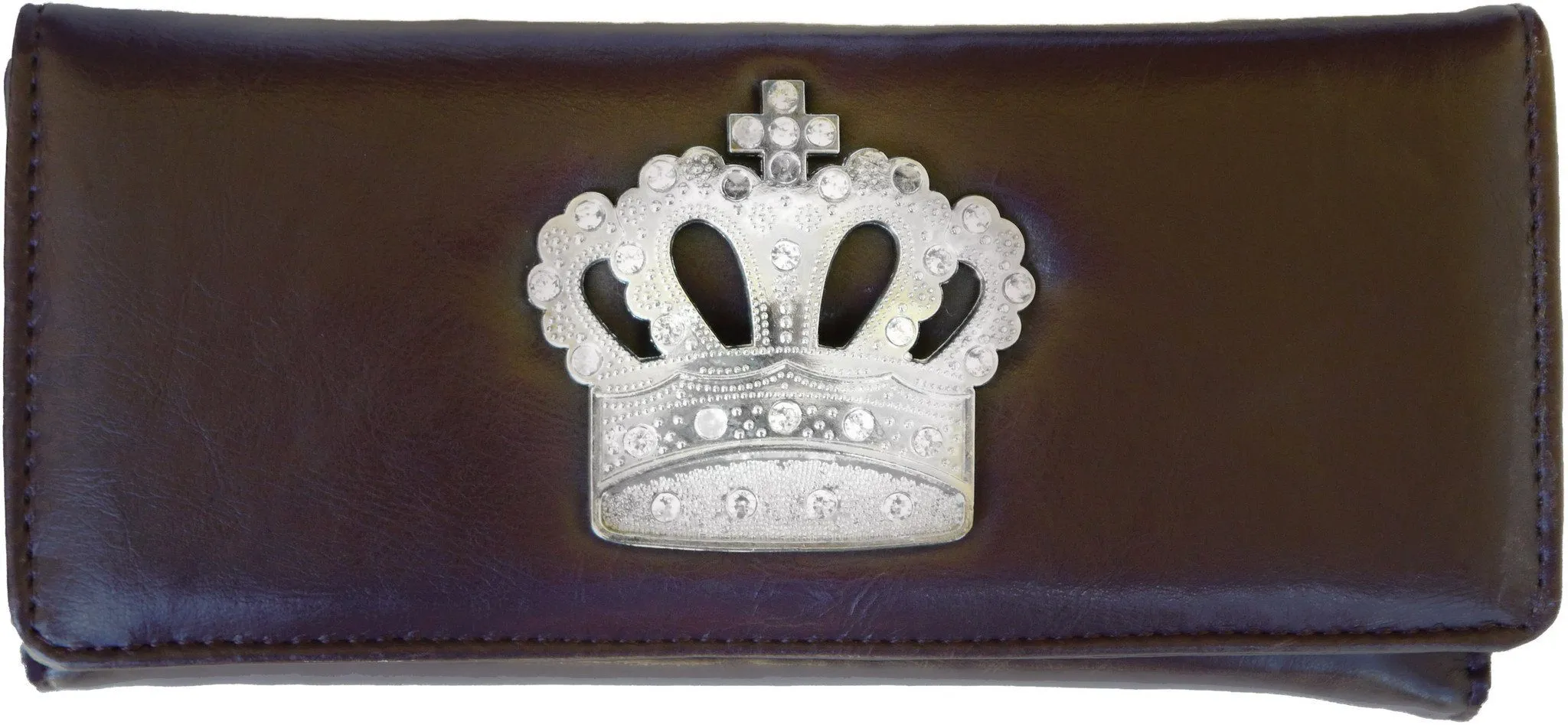 Checkbook Super Soft Feel Women Crown Wallet