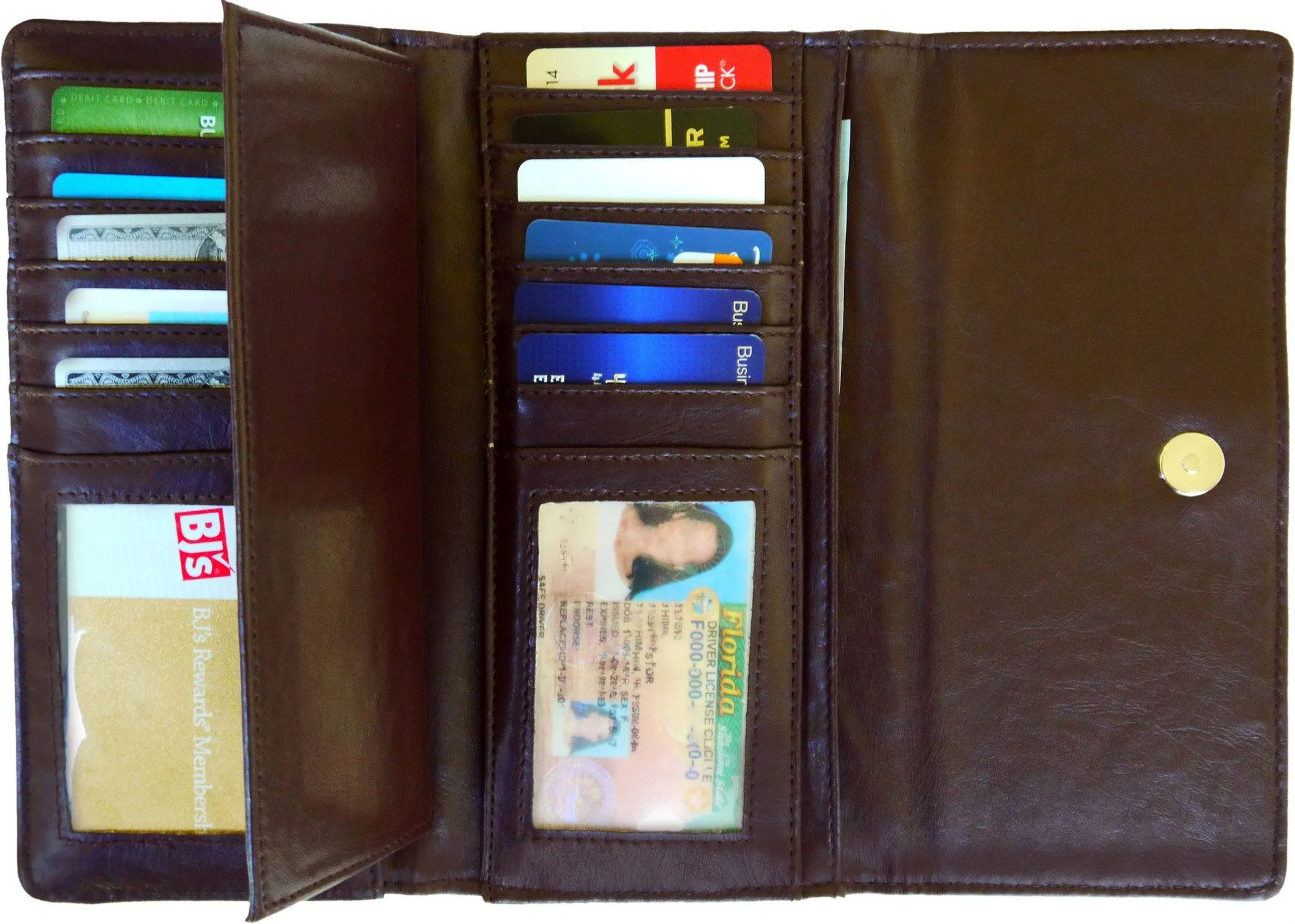 Checkbook Super Soft Feel Women Crown Wallet