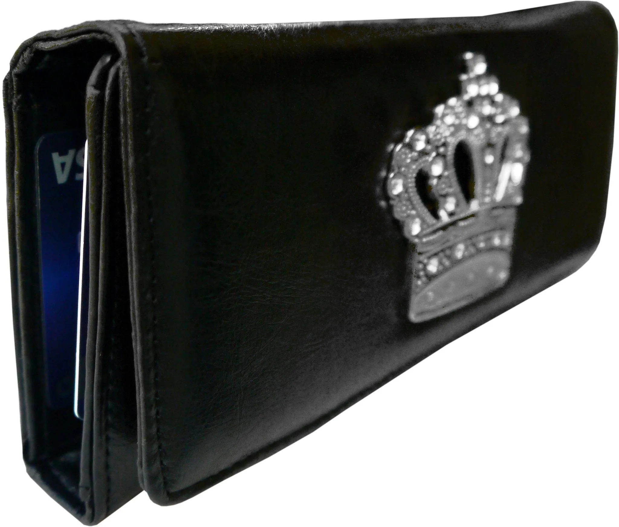 Checkbook Super Soft Feel Women Crown Wallet