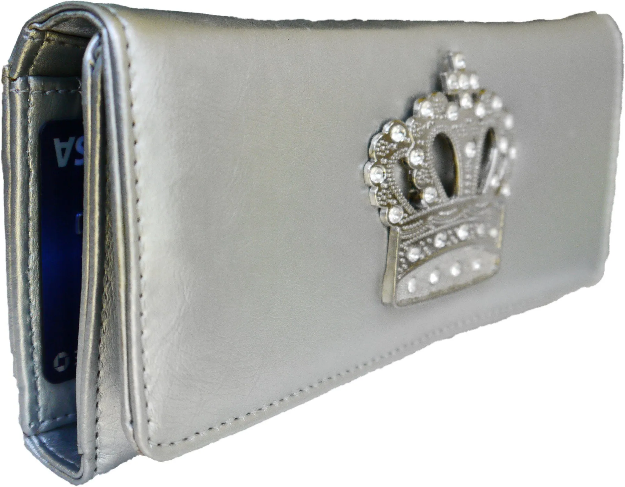 Checkbook Super Soft Feel Women Crown Wallet