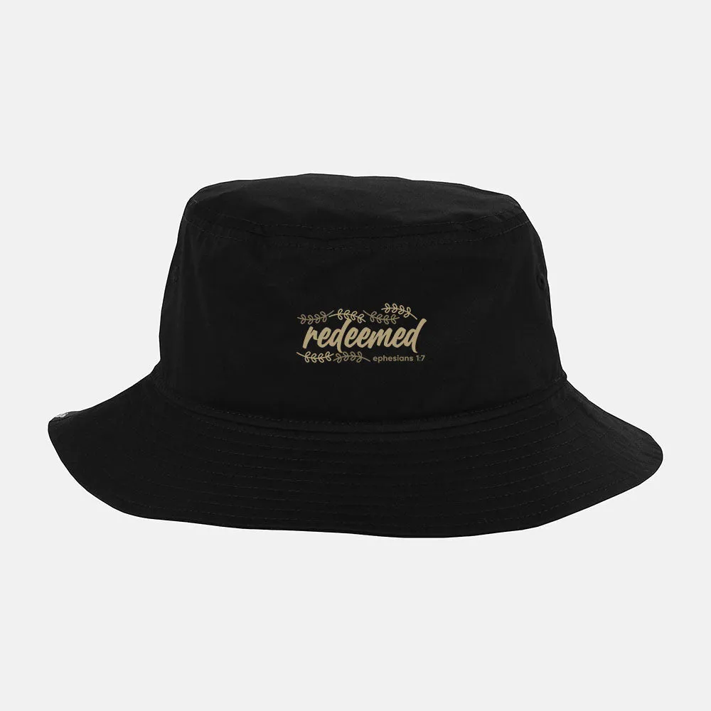 Christianity Redeemed Ephesians 1_7 Christian Bucket Hat