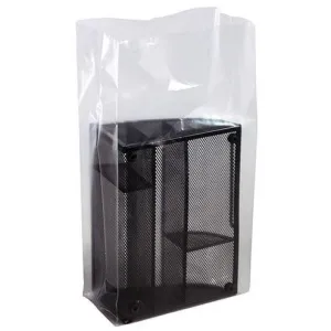 Clear Gusseted Poly Bags. 10 x 4 x 20 x 2 mil