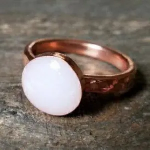 Copper Hammered Ring