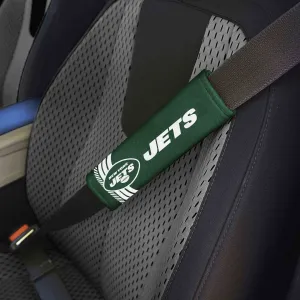 Fanmats New York Jets Team Color Rally Seatbelt Pad - 2 Pieces