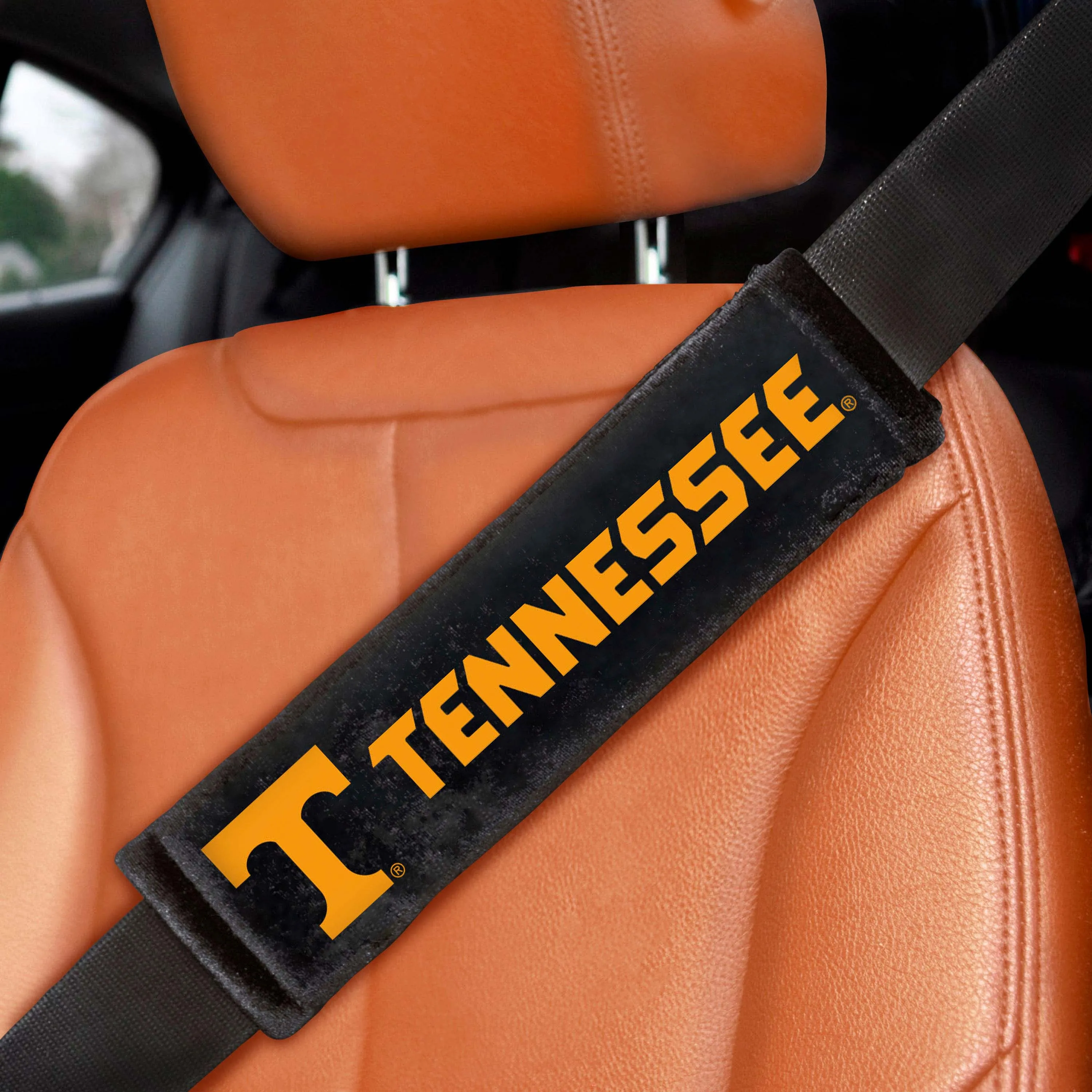 Fanmats Tennessee Volunteers Embroidered Seatbelt Pad - 2 Pieces