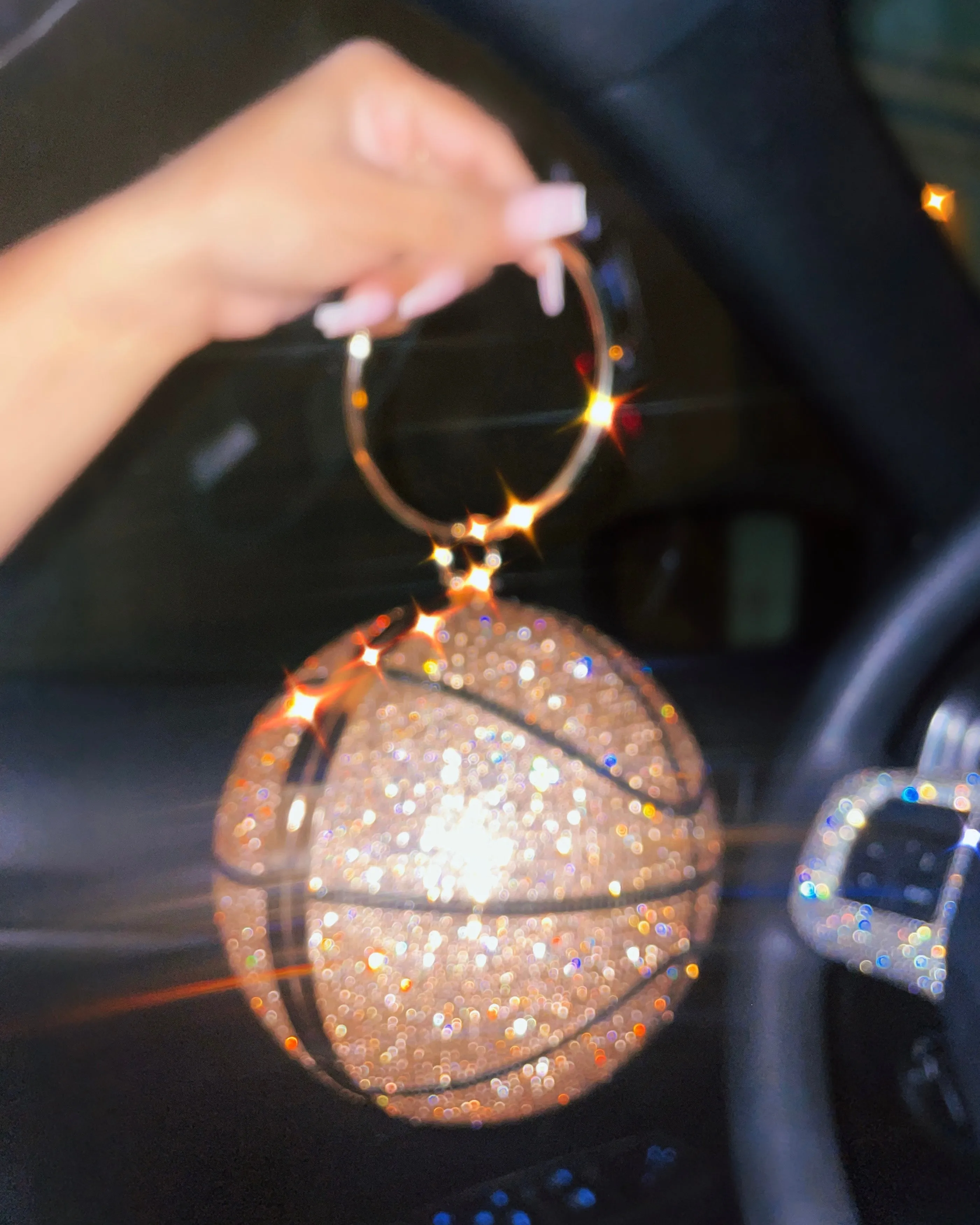 Flashy Basketball Clutch