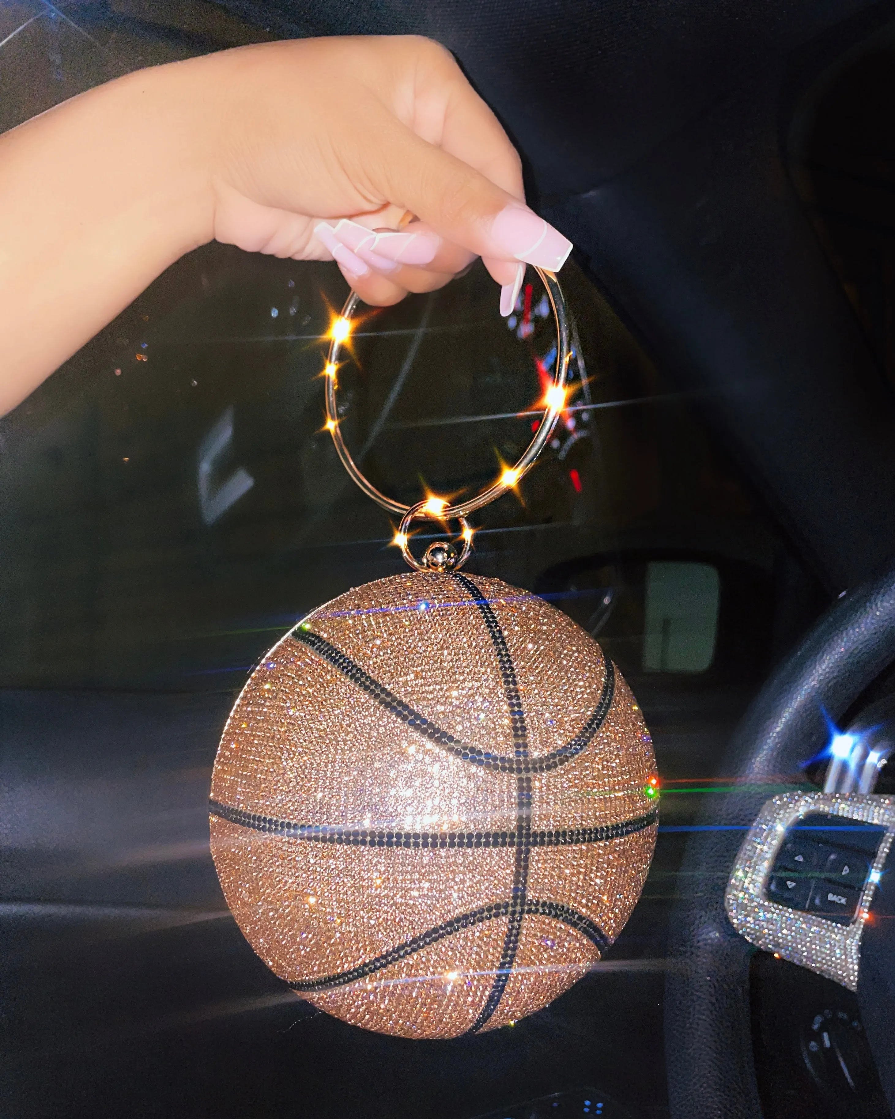 Flashy Basketball Clutch