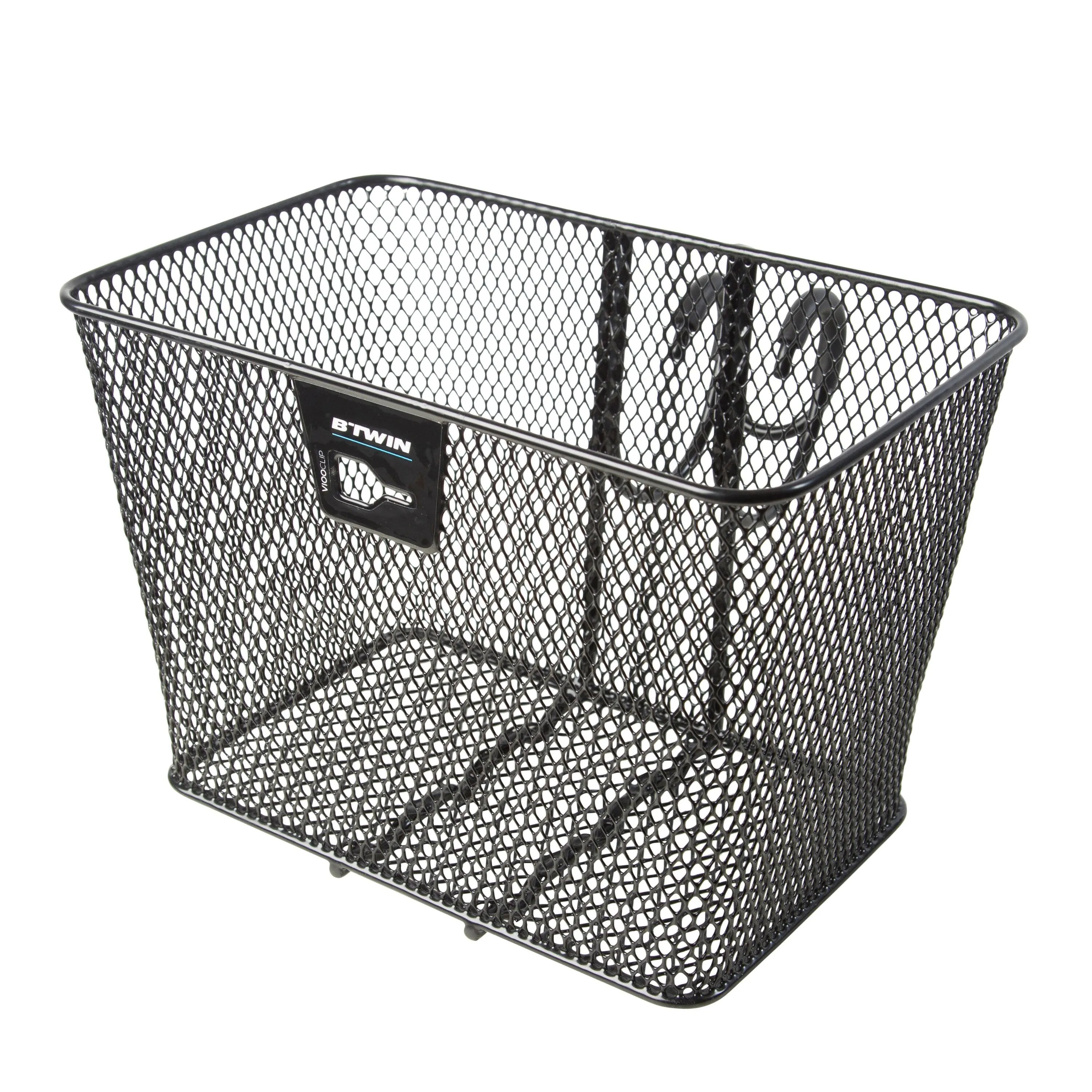 Front bicycle basket 8 l black 100 Elops