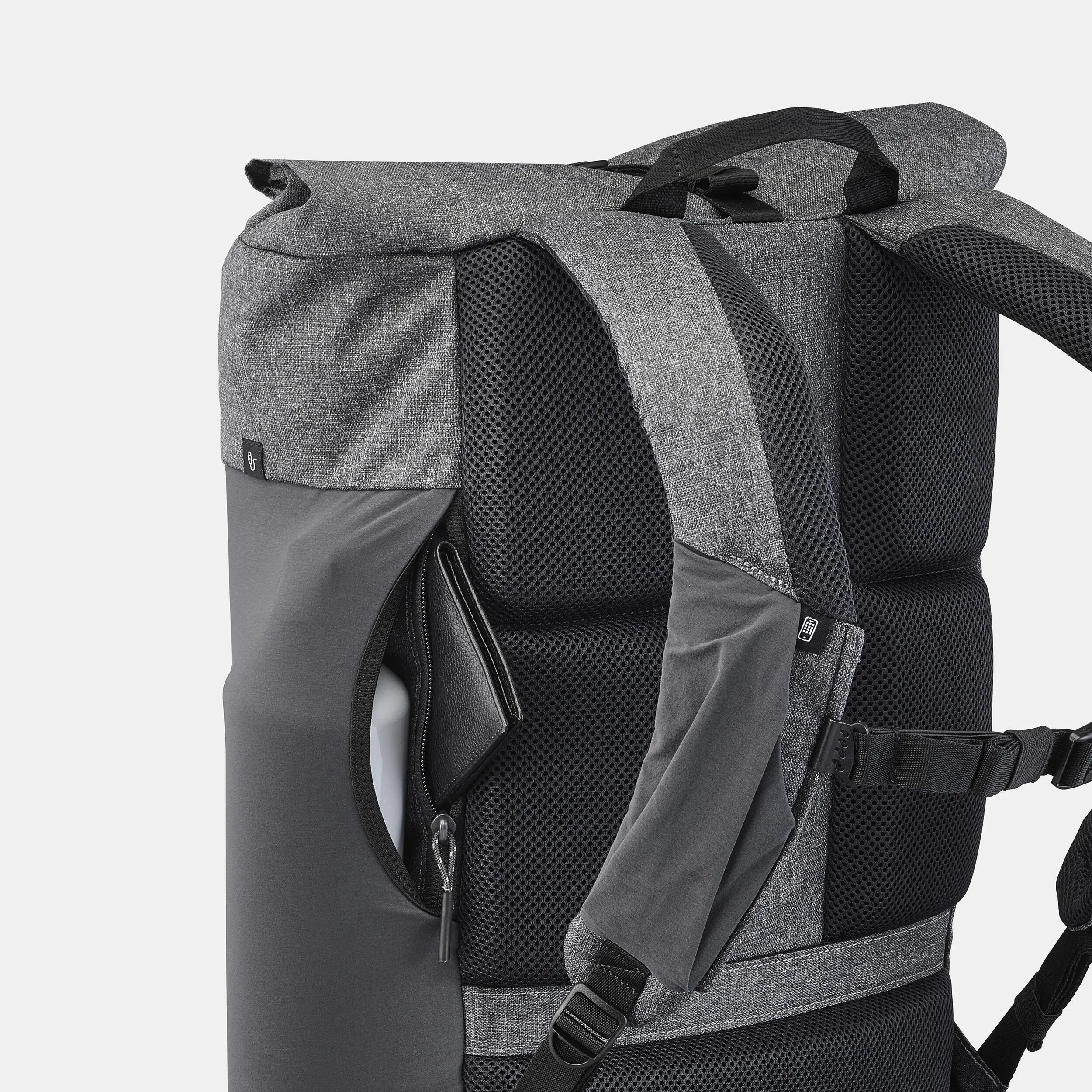 Hiking backpack Quechua Escape 500 Rolltop 32 l, gray