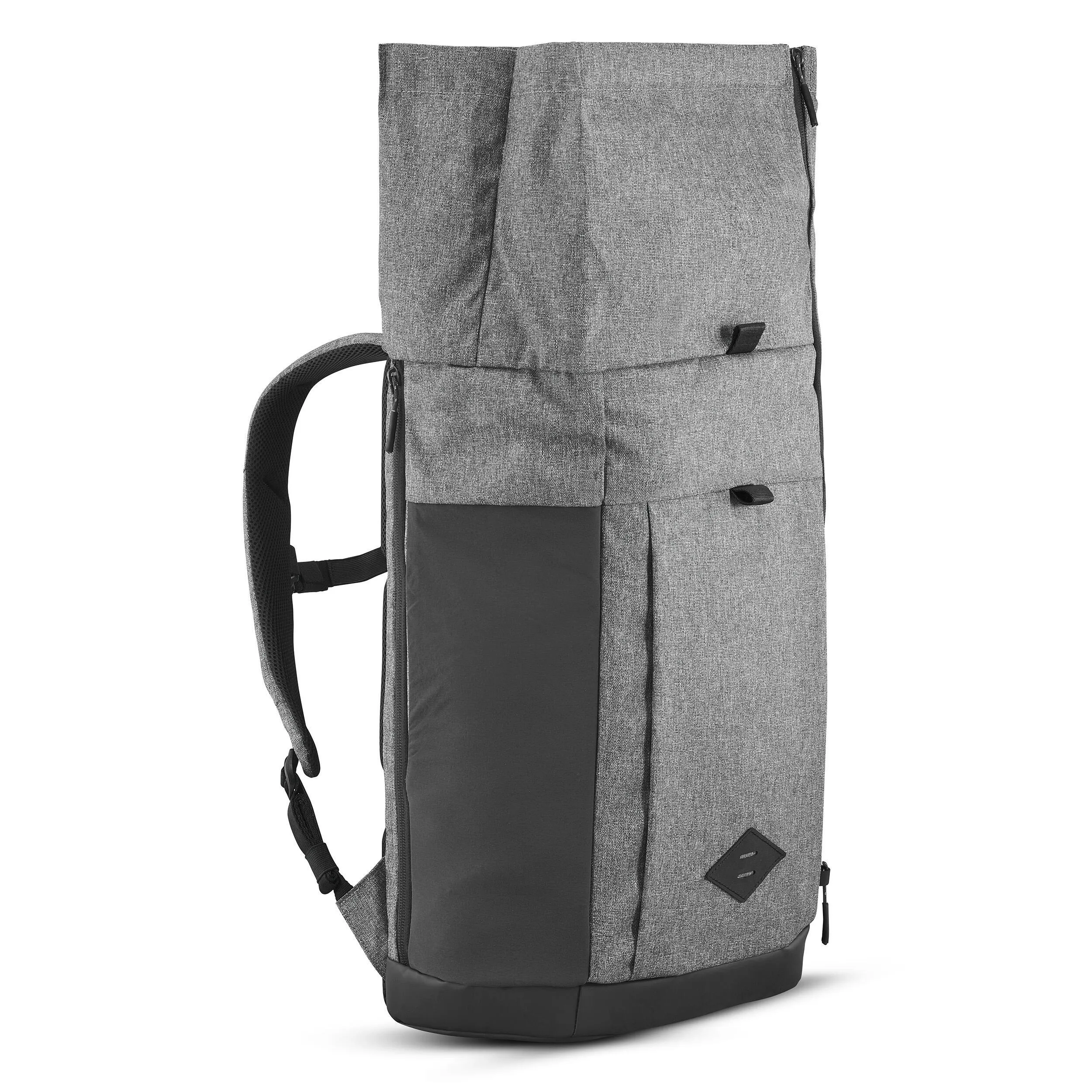 Hiking backpack Quechua Escape Rolltop 23 liters, gray