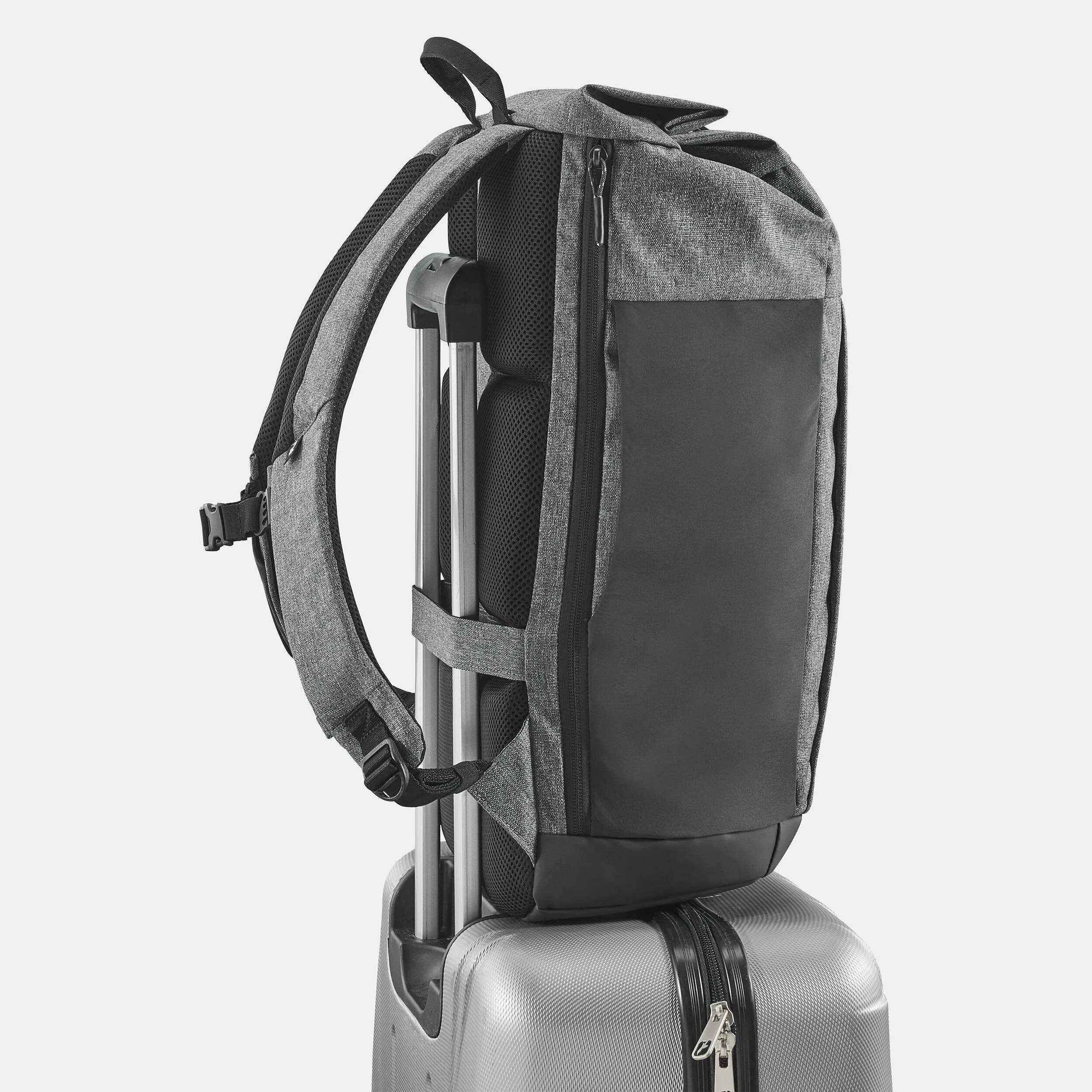 Hiking backpack Quechua Escape Rolltop 23 liters, gray