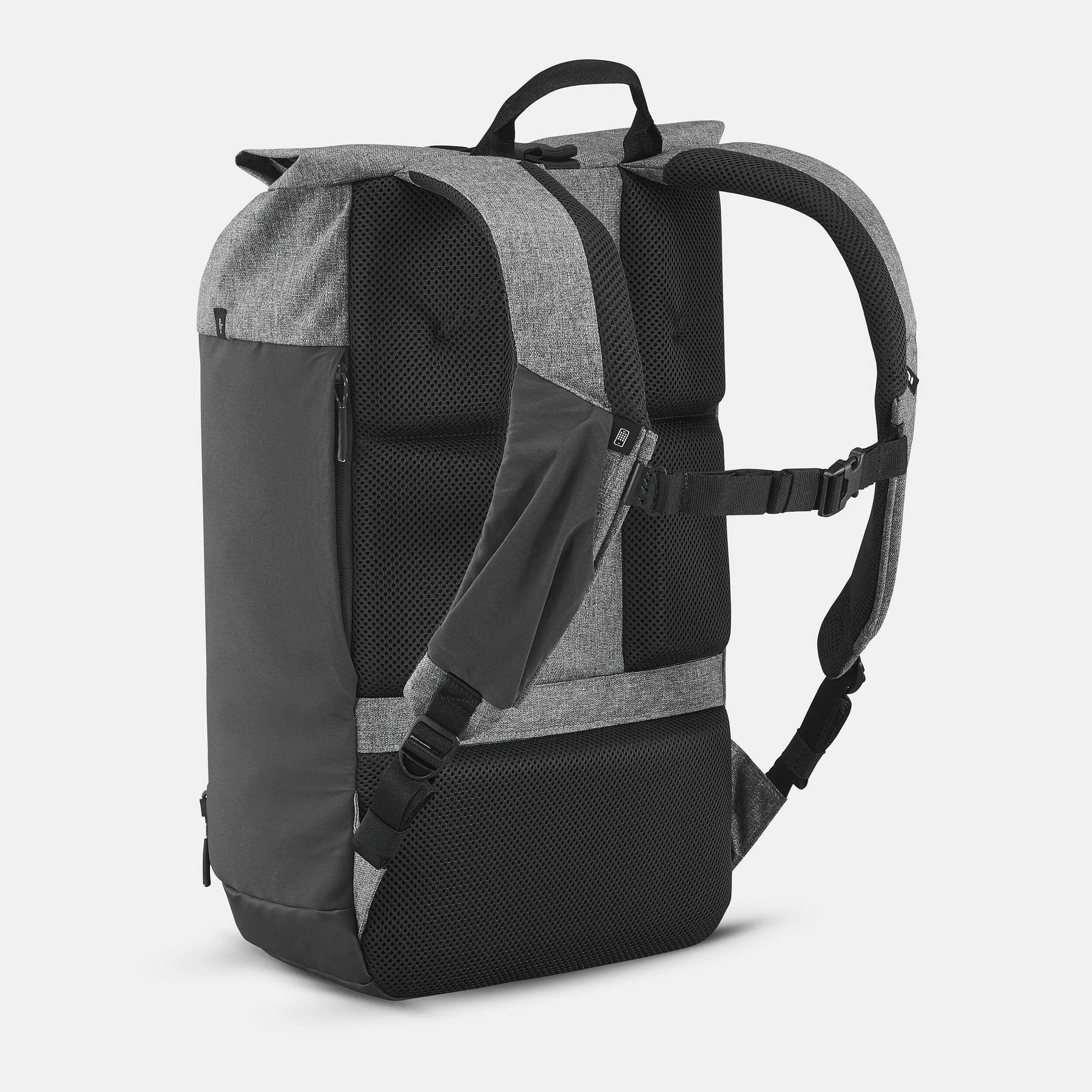 Hiking backpack Quechua Escape Rolltop 23 liters, gray