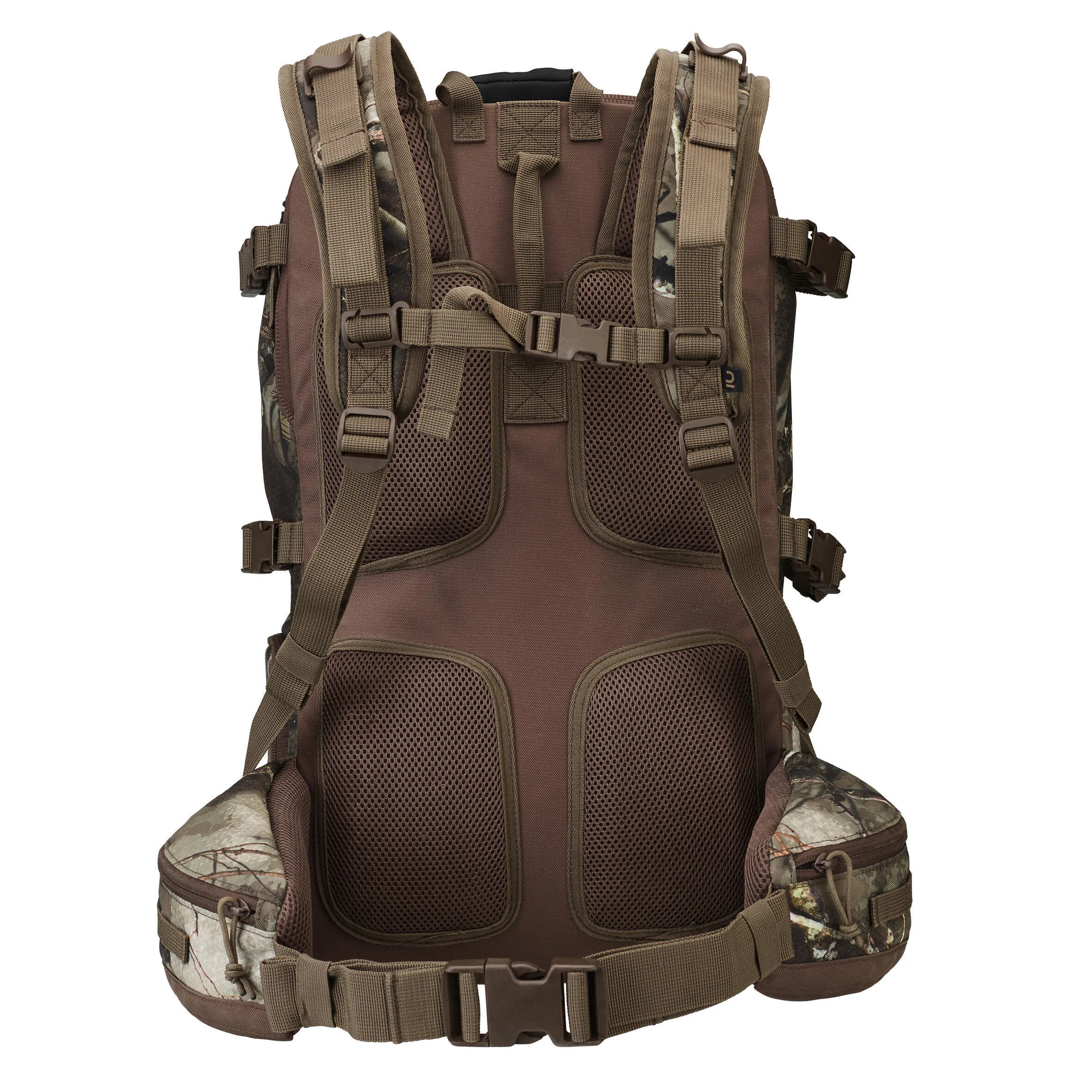 Hunting backpack TREEMETIC X-Access 45 L compact camouflage SOLOGNAC, khaki