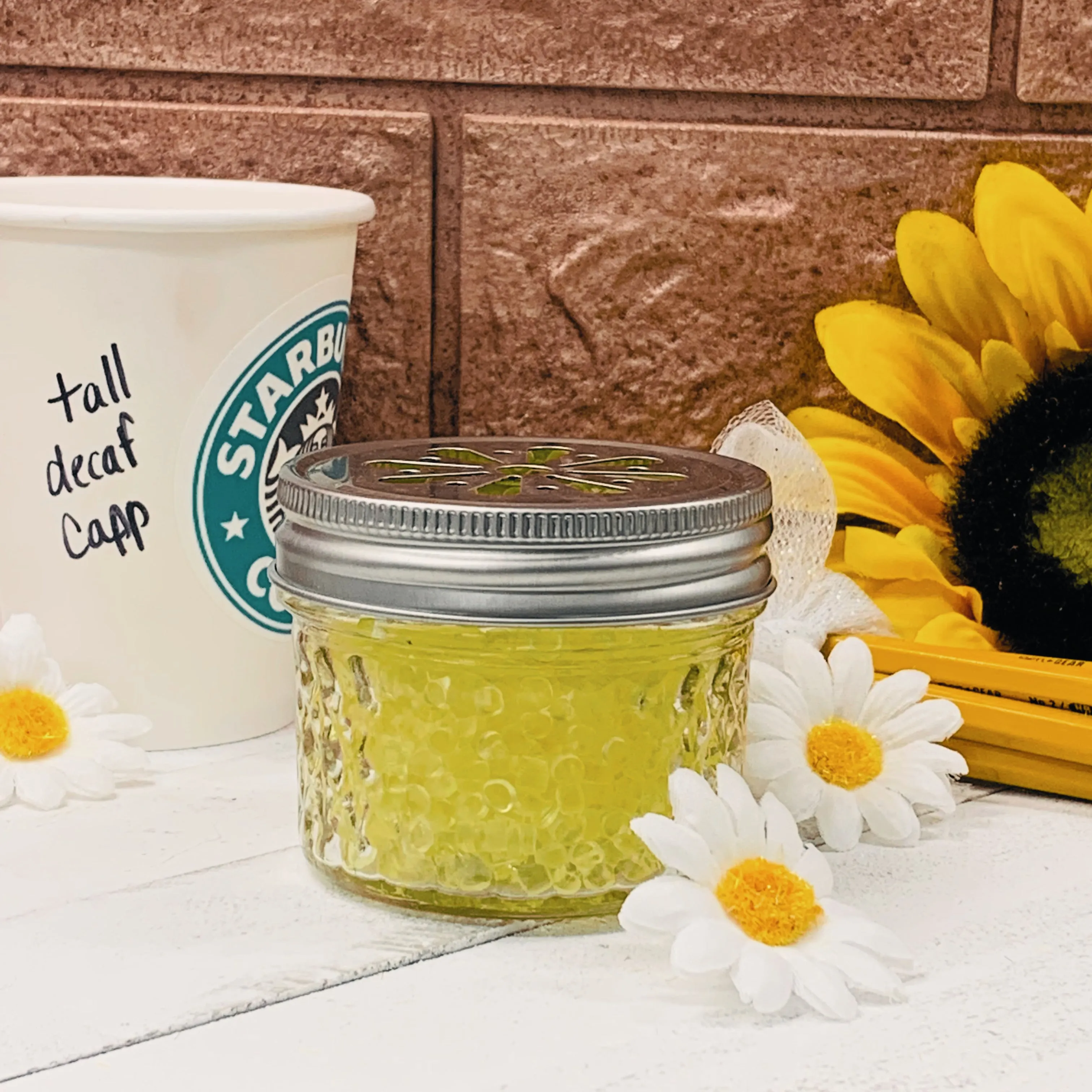 I LOVE DAISIES Aroma Bead Jar