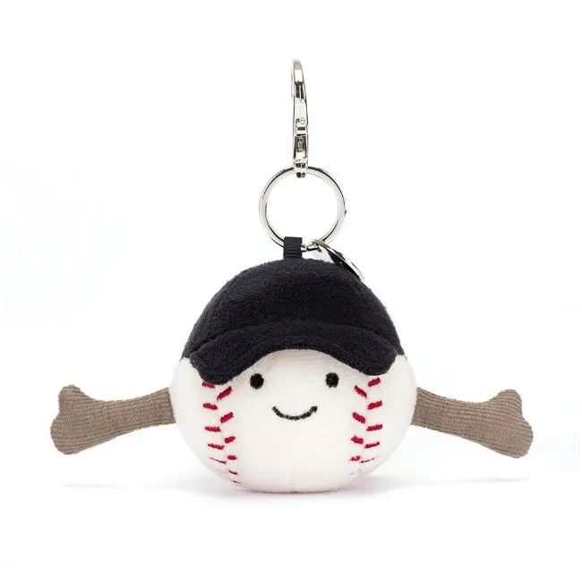 Jellycat Amuseable Sports Baseball Bag Charm