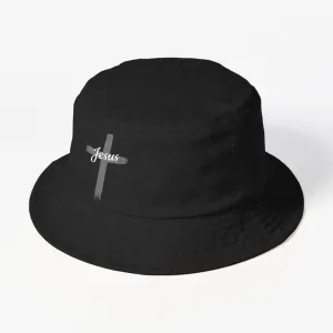 Jesus True Cross. The Cross Upon Which Christ Was Crucified. Bucket Hat