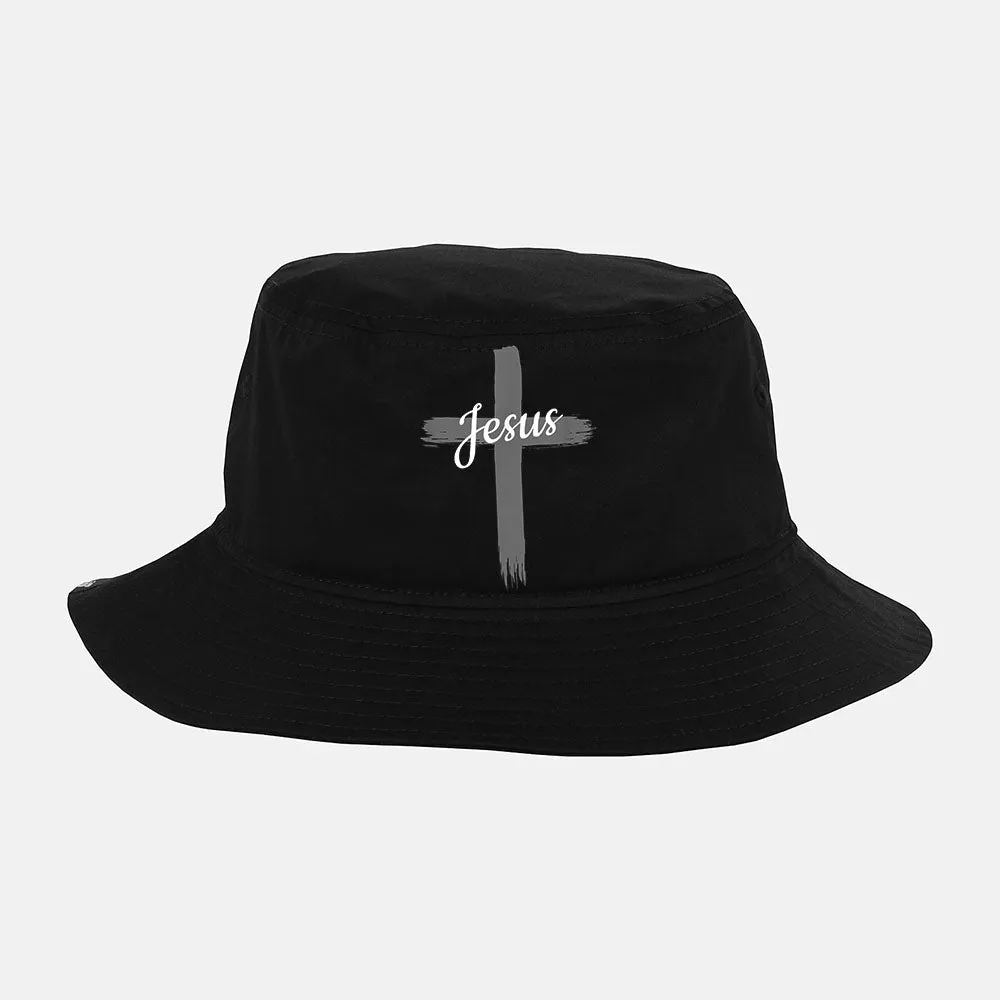 Jesus True Cross. The Cross Upon Which Christ Was Crucified. Bucket Hat