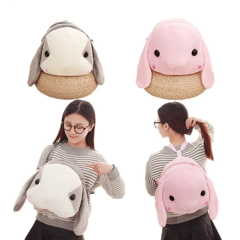 Kawaii Plush Bunny Backpack - Kawaii Backpacks