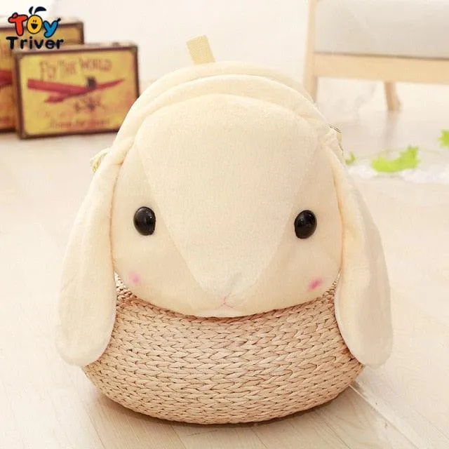 Kawaii Plush Bunny Backpack - Kawaii Backpacks