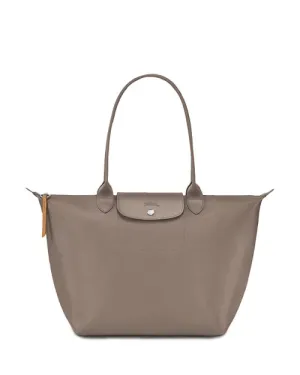 Le Pliage City Longchamp Canvas Tote Bag, Tan/Beige