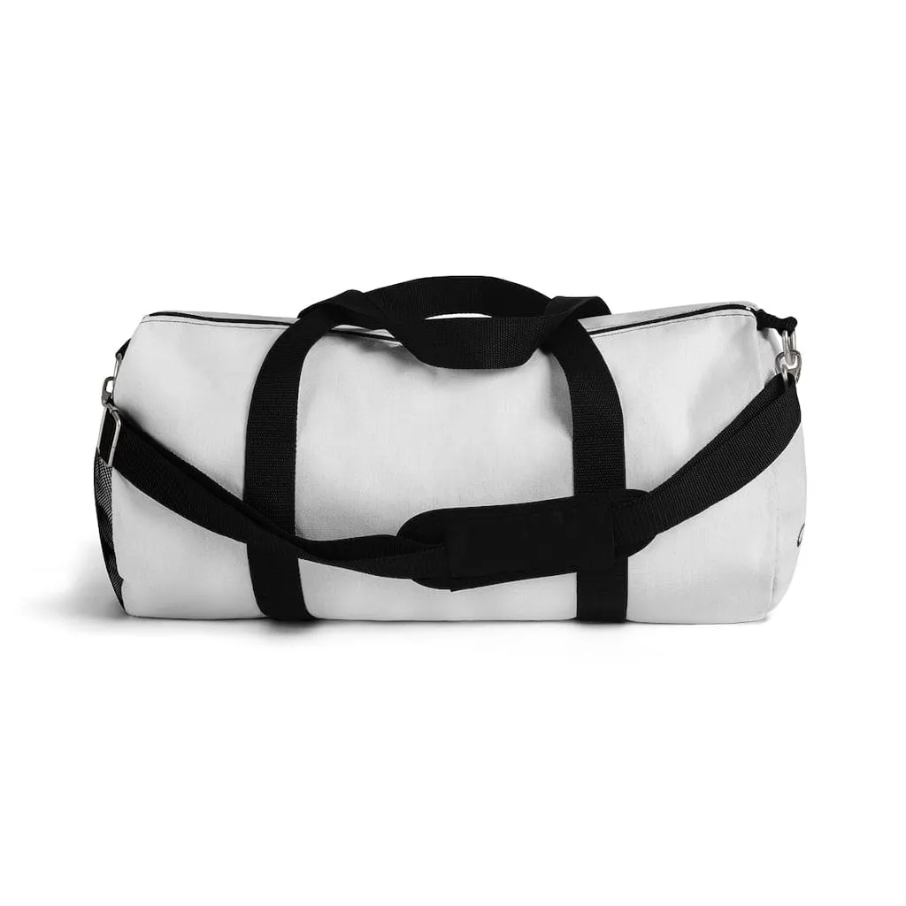 Lightweight Fikafuntimes Black Logo Print Duffel Bag