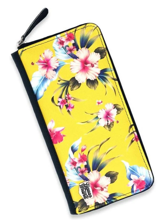 LIQUORBRAND Luau Yellow Wallet