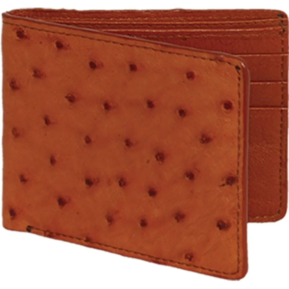 Los Altos Ostrich Skin Wallet CA10303