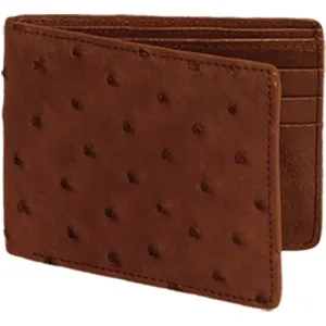 Los Altos Ostrich Skin Wallet CA10307