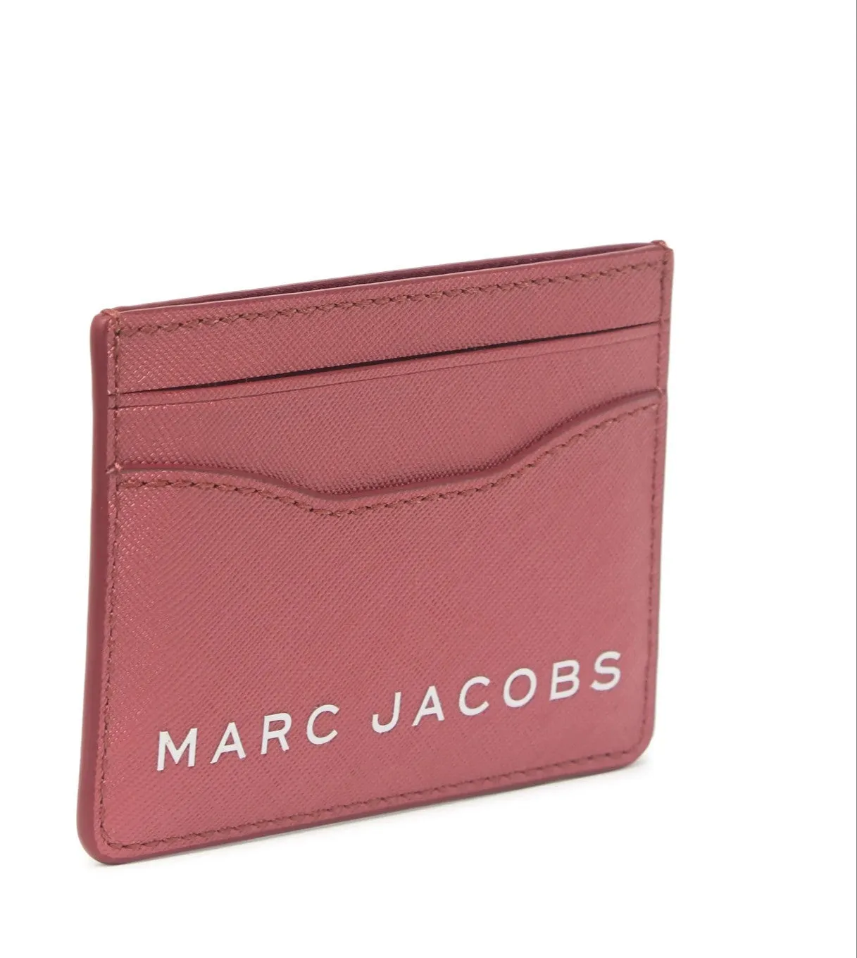 Marc Jacobs Saffiano Zip Card Case