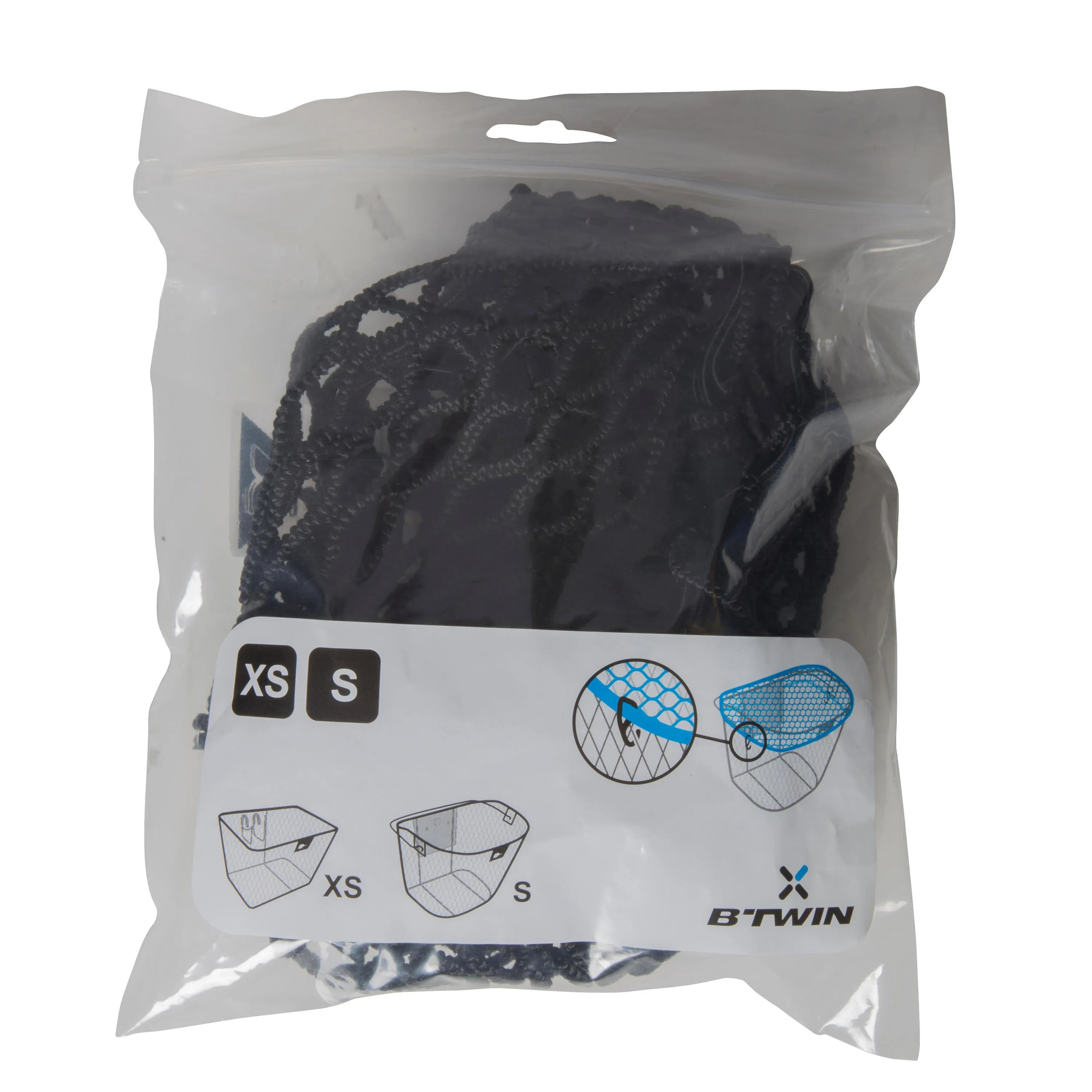 Mesh for bicycle basket from 8 to 12 l black Elops