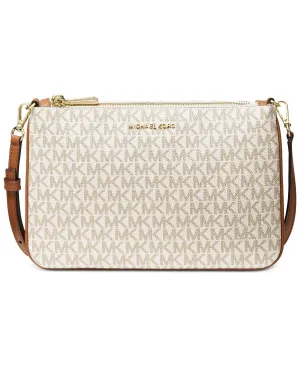 Michael Kors Signature Jet Set Double Pouch Crossbody