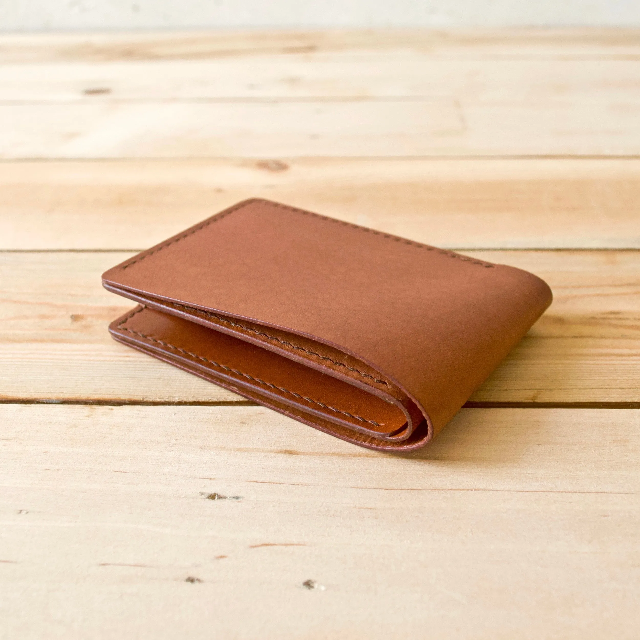 Mini Classic Wallet - Chestnut