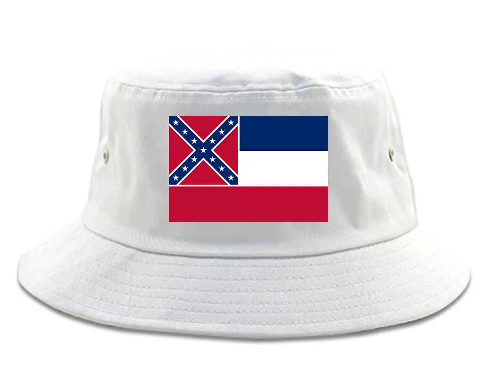 Mississippi State Flag MS Chest Mens Bucket Hat