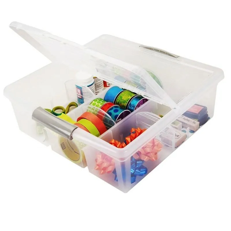 Modular Divided Media  Storage Box - Large