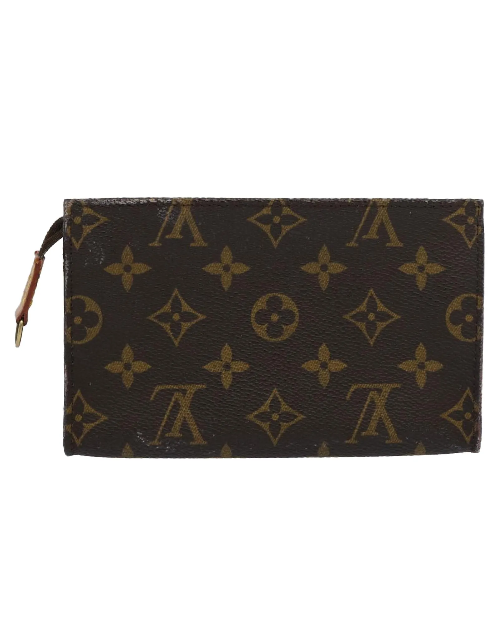 Monogram Accessory Pouch with Bucket Shape