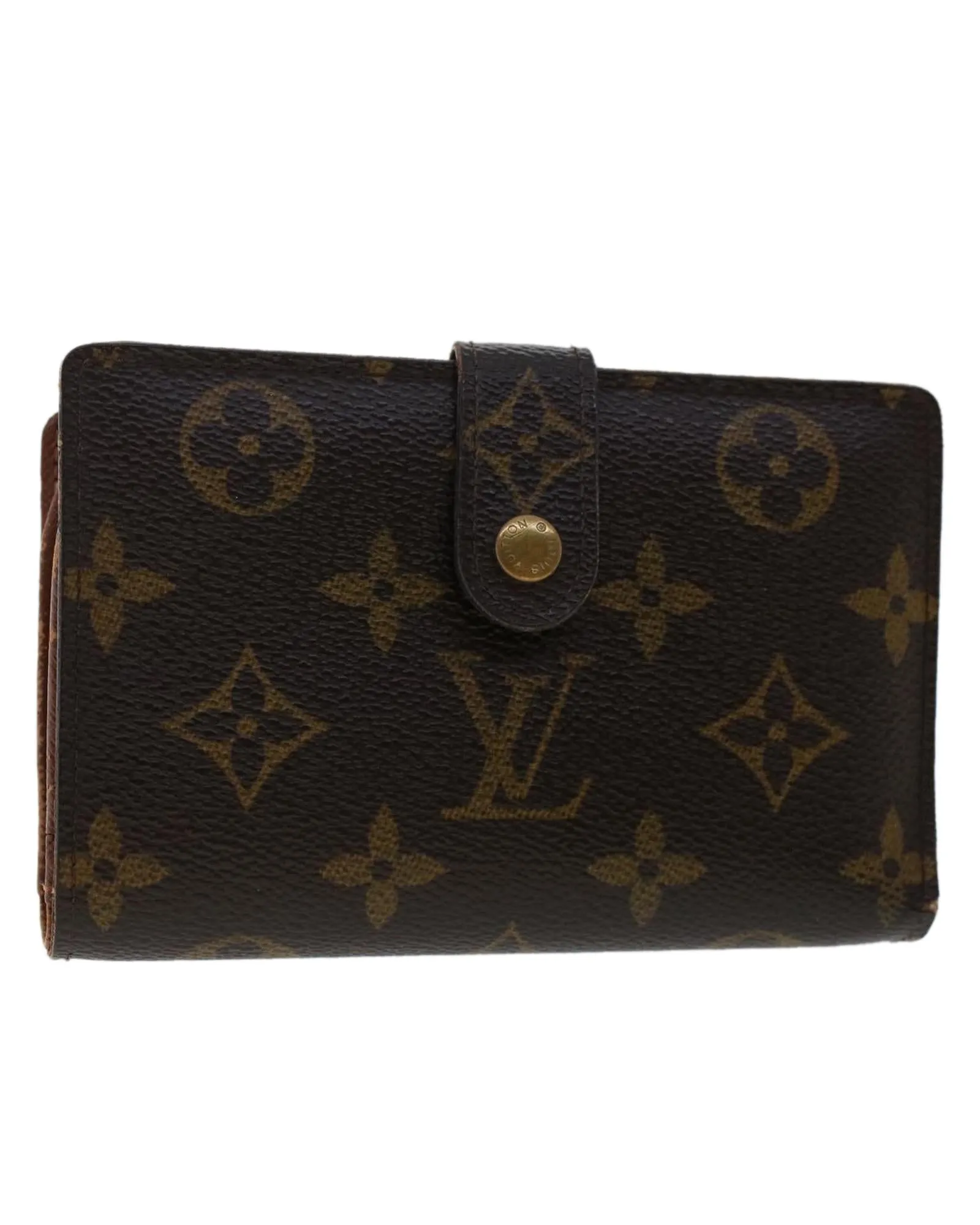 Monogram Wallet with Clasp Button - RANK C