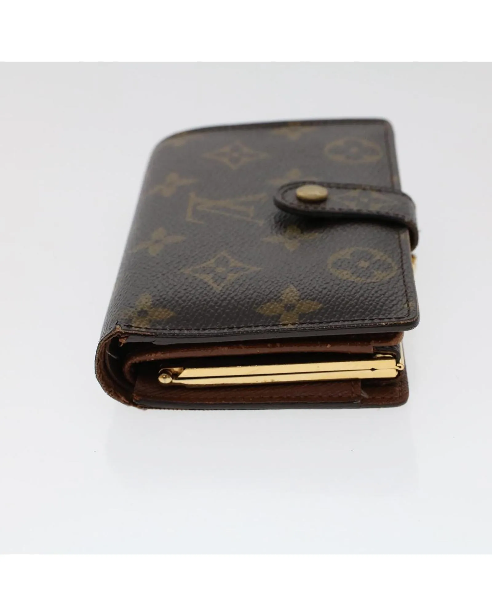 Monogram Wallet with Clasp Button - RANK C