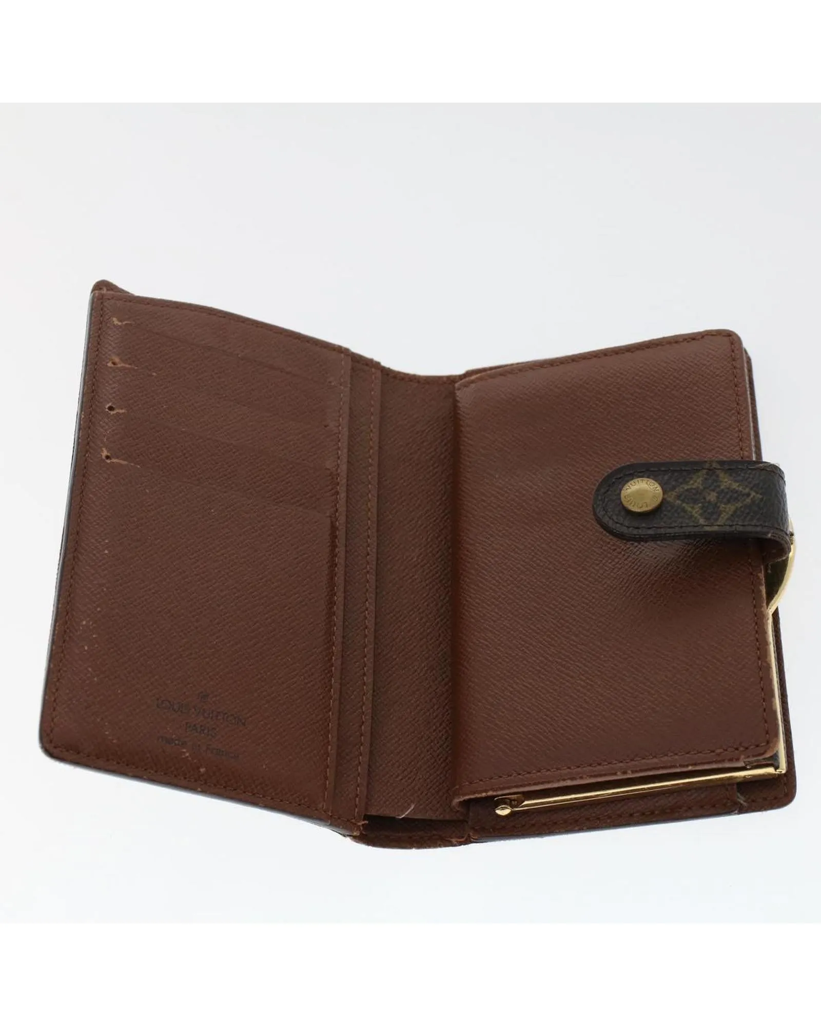 Monogram Wallet with Clasp Button - RANK C