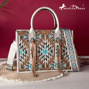 Montana West Aztec Southwestern Collection Tote/Crossbody Conceal Carry Bag | Mwf1051g-8250tn |